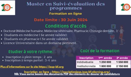 Master en Suivi-Évaluation des Programmes