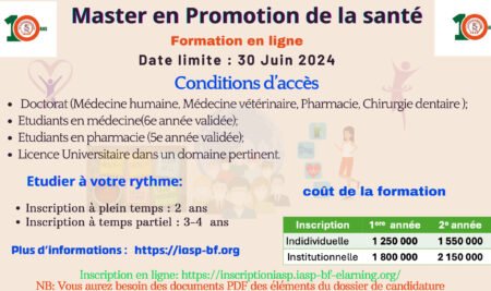 Master en promotion de la santé